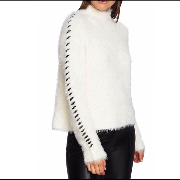 🔥SALE🔥 1. State ivory eyelash sweater fits Small. NWT gorgeous - Picture 1 of 12